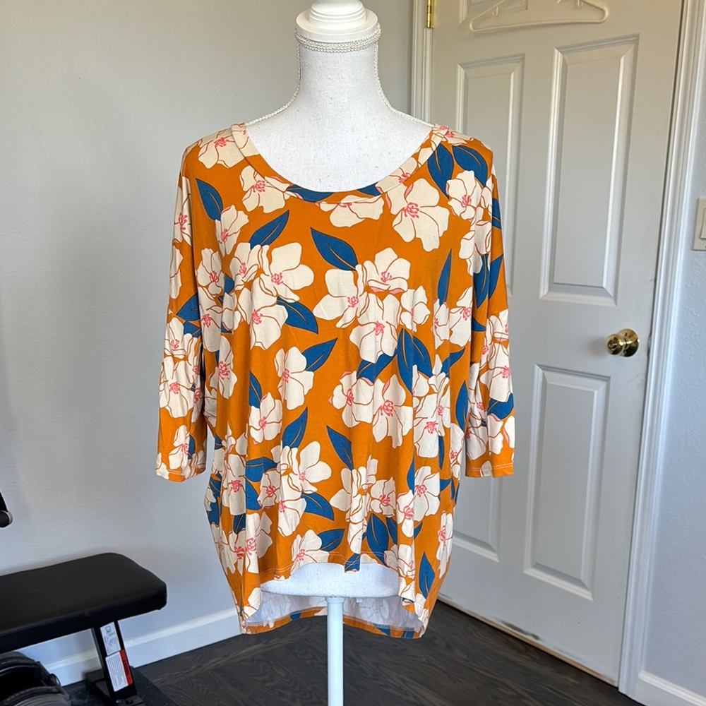 FIGHTING EEL 3/4 Sleeve Boxy Tunic